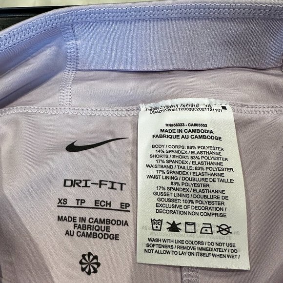 Nike Women's XS Club 15" Golf Sport Skirt Pastel Light Purple - Picture 5 of 6